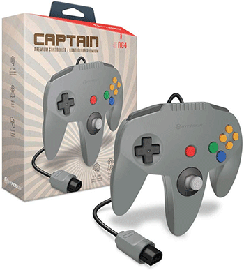 HYPERKIN "Captain" Premium Controller for N64 (Gray)