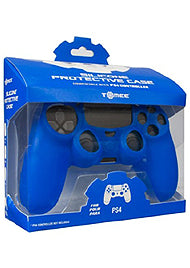 Tomee Silicone Skin Protective Case for PS4 Controller (Blue) - PS4