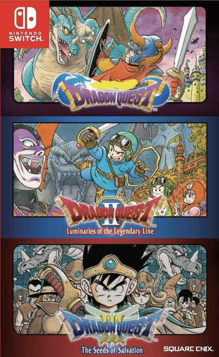Dragon Quest 1+2+3 Collection [ASIA IMPORT | PLAYS IN ENGLISH] - SWITCH