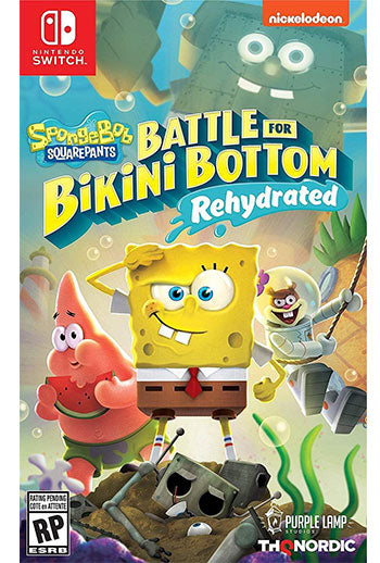 スポンジボブ: Battle for Bikini Bottom, Switch Spongebob Squarepants Battle for Bikini Bottom Rehydrated - SWITCH