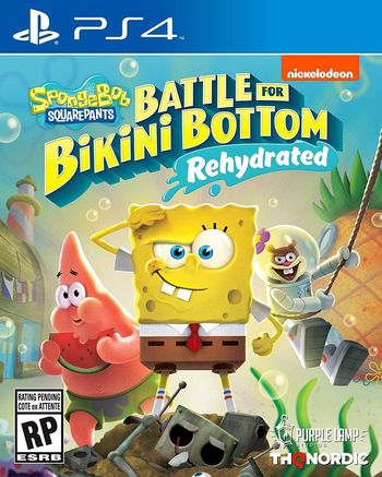 Spongebob Squarepants Battle for Bikini Bottom Rehydrated - PS4