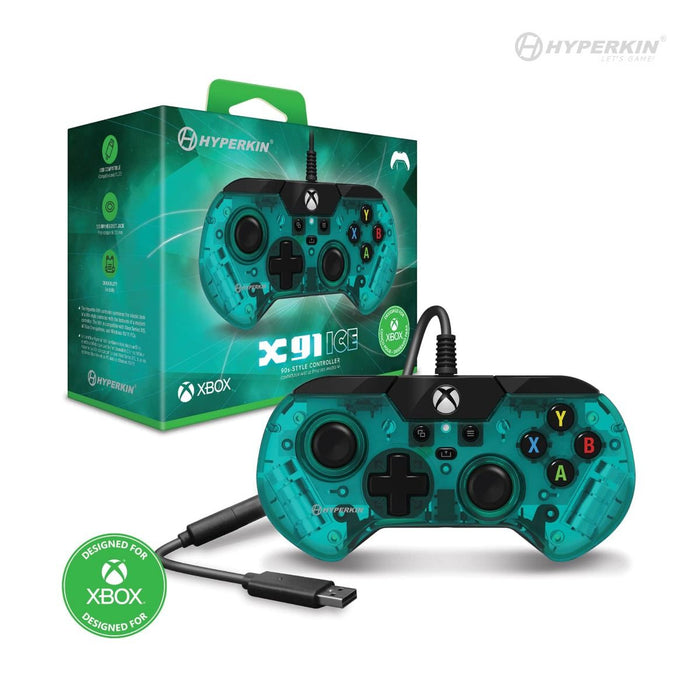 Hyperkin X91 Wired Controller (Aqua Green) - Xbox Series X/Windows 10 —  VIDEOGAMESPLUS.CA