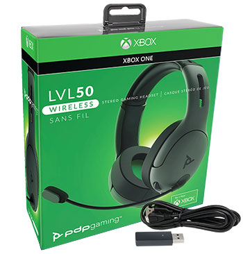 PDP - LVL50 Wireless Stereo Gaming Headset for Xbox One - Black