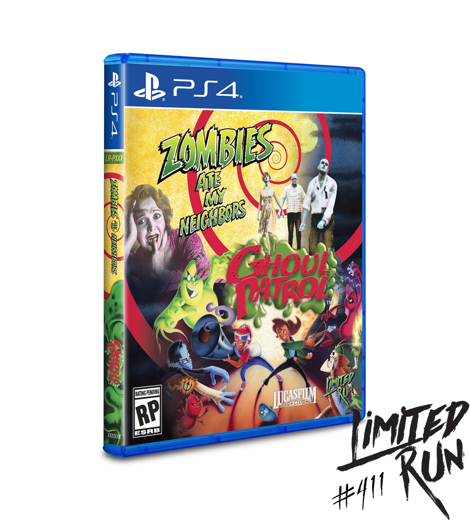 PS4 Zombies Ate my Neighbours 北米限定版 未開封 Zombies Ate My Neighbors + Ghoul Patrol [Limited Run Games